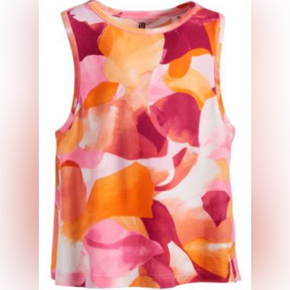 Ideology Other - Ideology Big Girls Size M Floating Petals Sleeveless Activewear Tank Top NWT